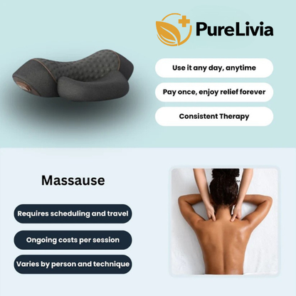 Pure Livia™  3-in-1 Neck Massager Pillow