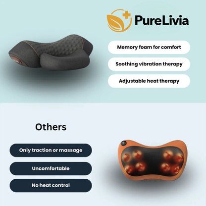 Pure Livia™  3-in-1 Neck Massager Pillow